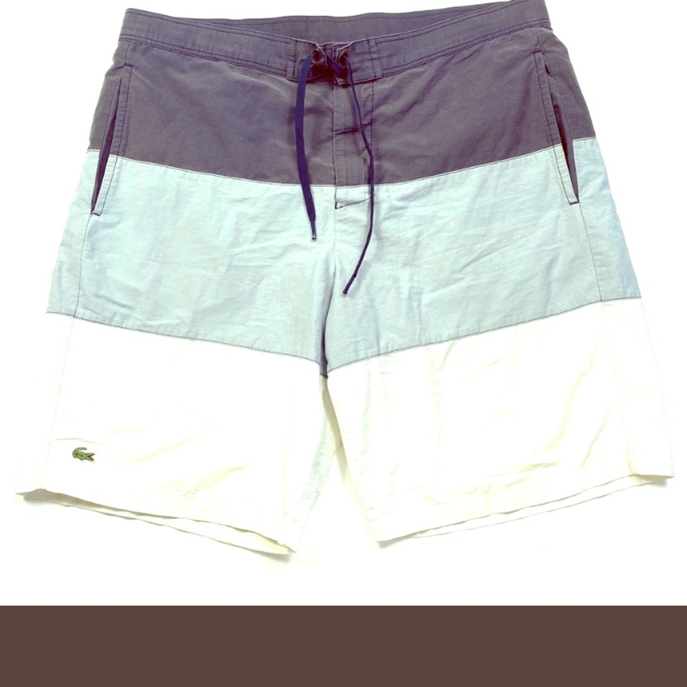 Lacoste Men’s swimwear shorts tricolor Medium